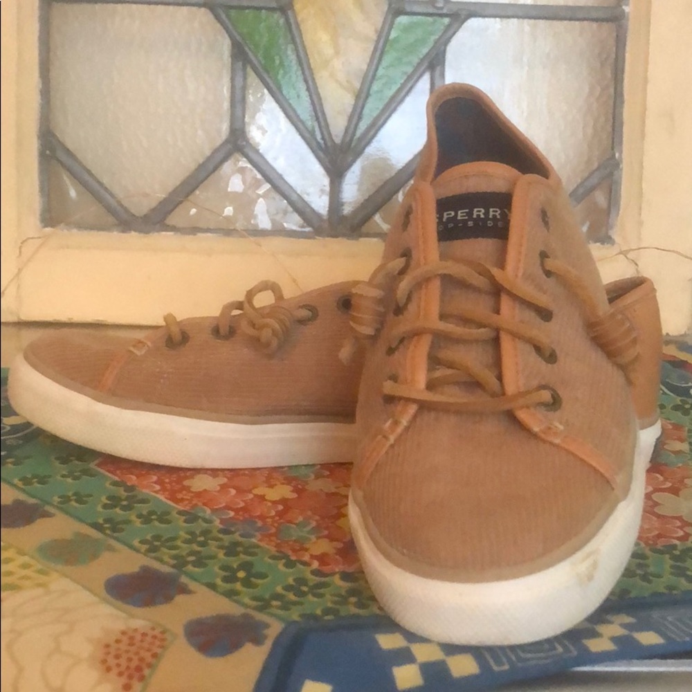 Brown Suede Sperrys